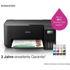 Epson EcoTank ET-2815 Black Printer - High-Quality, Cost-Effective, and Eco-Friendly Printing Solution!